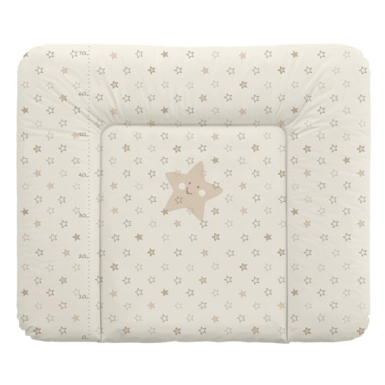 Повивальний матрац Cebababy 85x72 Basic line W-134-066-111, Зірочка бежева, бежевий