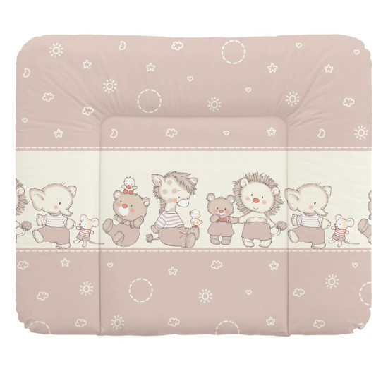 Повивальний матрац Cebababy 85x72 Basic line W-134-050-230, Качки беж, бежевий