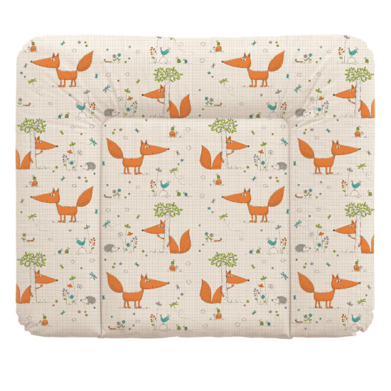 Повивальний матрац Cebababy 85x72 Basic line W-134-059-170, Лисичка беж, бежевий