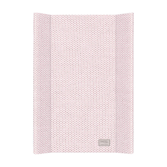 Пеленальная доска Cebababy 50x70 Pastel Collection English rib W-200-100-552, pink, розовый