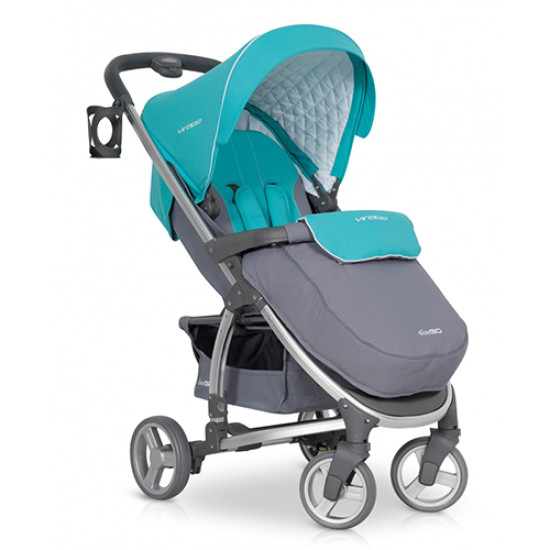 Коляска EasyGo Virage malachite, бирюза
