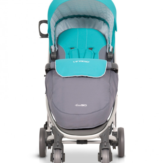 Коляска EasyGo Virage malachite, бирюза