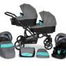 Коляска для двійні Verdi For 2 01, сірий