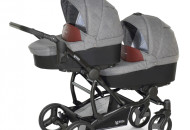 Коляска для двійні Verdi For 2 03, сірий