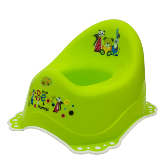 Children's potty Maltex Bear&Friends green/white