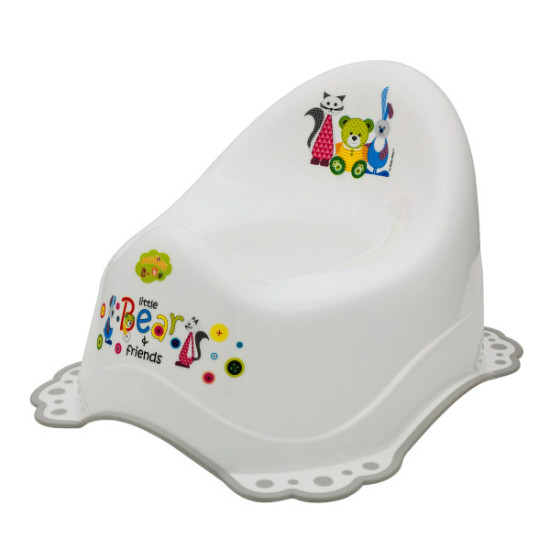 Maltex Bear & Friends 2K 5313 White / Grey pot, White / Gray