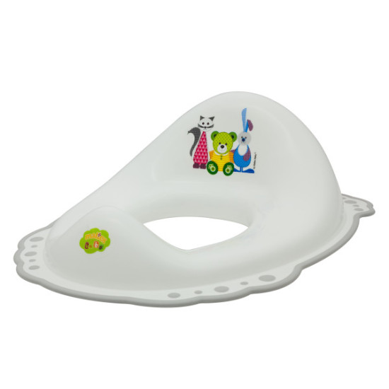 Накладка на унитаз Maltex Bear & Friends 2K 5337 white / grey, белый / серый