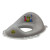 Накладка на унитаз Maltex Bear & Friends 2K 5337 grey / white, белый / серый