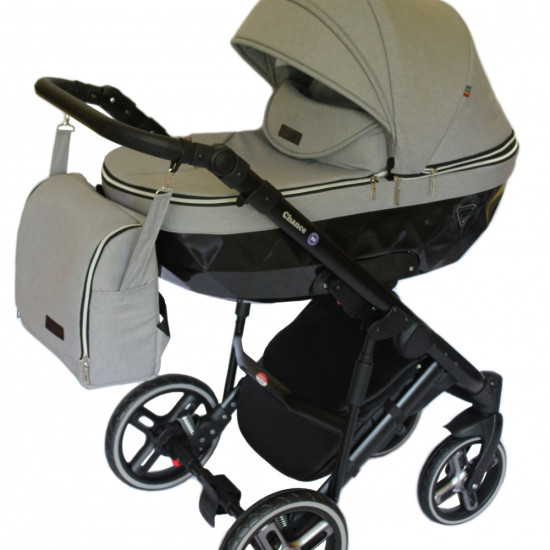 Коляска 2 в 1 Broco Chance 218, grey, серый