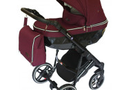 Коляска 2 в 1 Broco Chance 761, burgundy, бордо