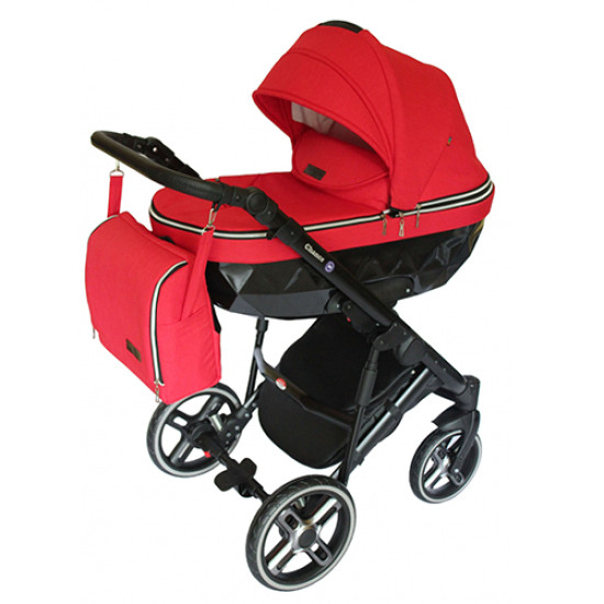 Коляска 2 в 1 Broco Chance 801, red, красный