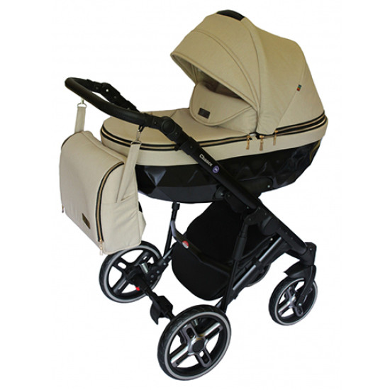 Коляска 2 в 1 Broco Chance 857, beige melange, бежевый