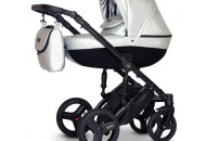 Коляска 2 в 1 Verdi Mirage Limited silver, серебряный