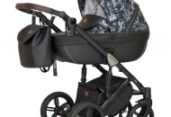 Коляска 3 в 1 Verdi Mocca 06, графіт/аплікація