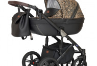 Коляска 3 в 1 Verdi Mocca 15, графіт/аплікація