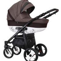 Коляска 2 в 1 Coletto Savona SC-05 серый / коричневый