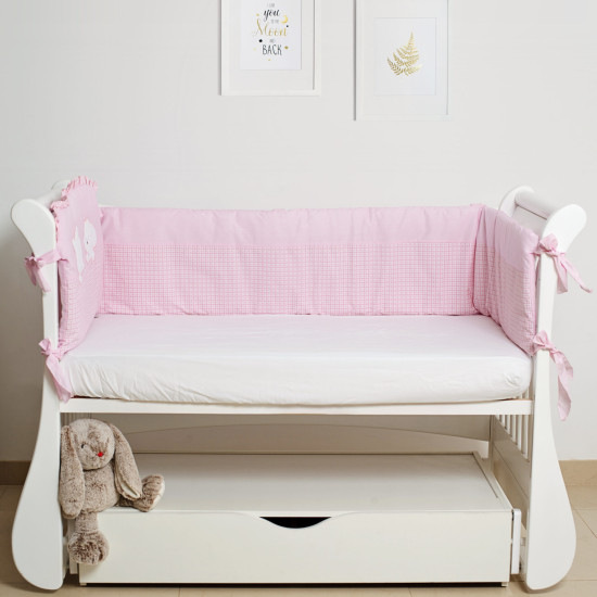 Бампер Twins Limited 2099-TL-004, Dog & cat pink, розовый