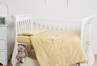 Змінна постіль 3 ел Twins Limited 3099-TL-002, Dog & cat yellow, жовтий