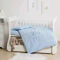 Сменная постель 3 эл Twins Limited Dog & cat голубой
