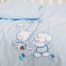 Сменная постель 3 эл Twins Limited Dog & cat голубой