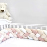 Bumper - pigtail Twins 4-strand 240 cm pink smoke