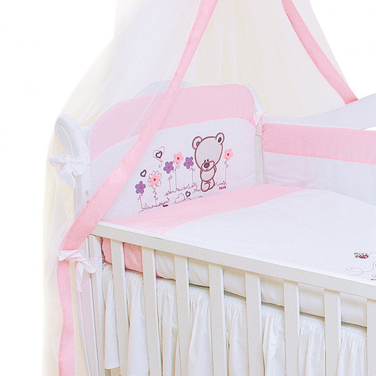 Балдахин Twins Evo Лето 1073-A-017, white / pink, белый / розовый