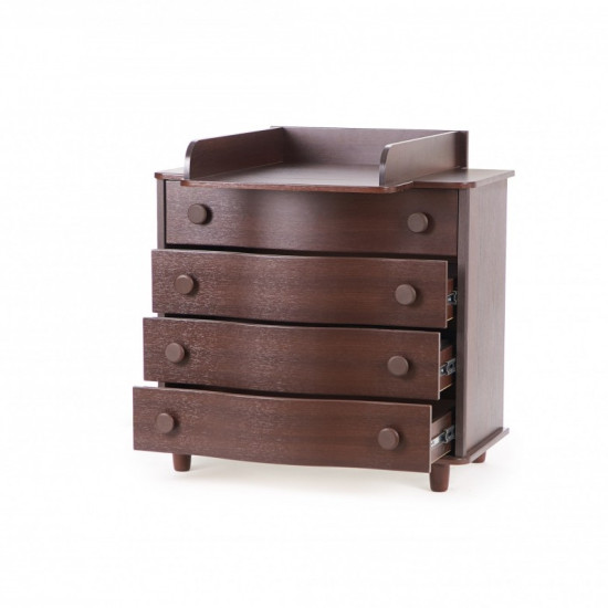 Сповивальний вигнуті фасади, арт. 36.4 шт. 36.4.03, горіх, коричневий