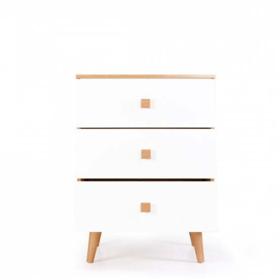 Комод Верес Нью-Йорк 600 32.2.33.2.15, біло/буковий, білий/беж