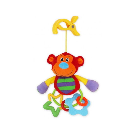 Плюшевая подвеска Baby Mix TE-9687 TE-9687-M, Обезьяна, мультиколир