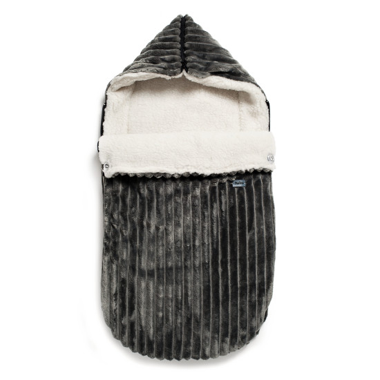 Конверт в коляску Twins Trip Winter 9011-TTW-10, dark grey, графіт