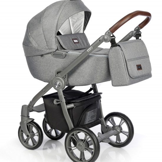Коляска 2 в 1 Roan Esso Total Grey, серый