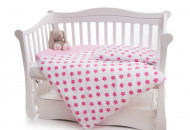 Сменная постель 2 эл Twins Premium 3027-P-062, Звездочка розовая, розовый