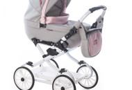 Коляска Broco Mini 2020 лялькова 9022-BM-2020-01, 01, сірий/рожевий