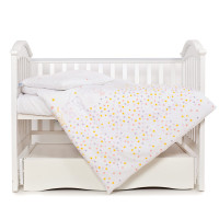 Сменная постель 3 эл Twins Eco Line Bunnies pink белый/розовый