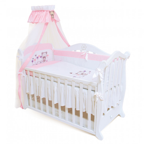 Постельный комплект 4 эл Twins Evo Лето 4068-A-016, pink, розовый