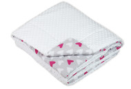 Одеяло в кроватку Twins Minky 120x160 1601-189-01, white, белый