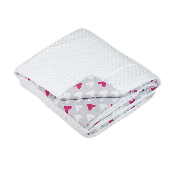 Одіяло в ліжечко Twins Minky 120x160 1601-189-01, white, білий