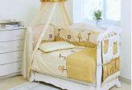 Постельный комплект 8 эл Twins Standard Basic 4050-CB-001, Африка беж, бежевый