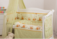 Постельный комплект 8 эл Twins Standard Basic 4050-CB-009, Медун зеленые, зеленый