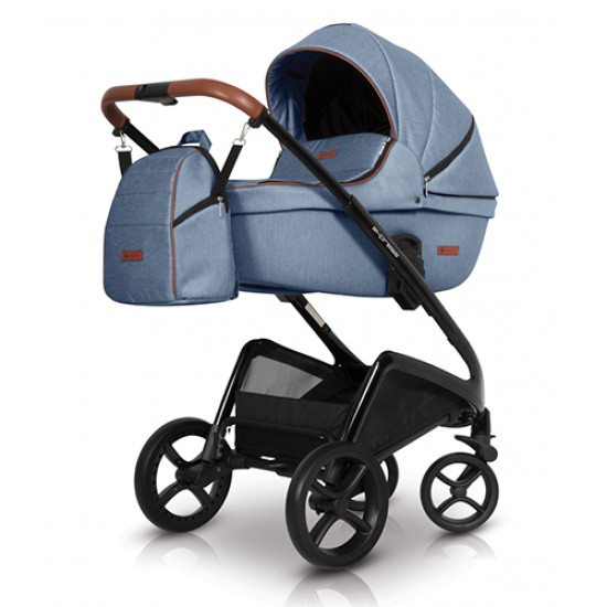 Коляска 2 в 1 Euro-Cart Express denim, джинсовый