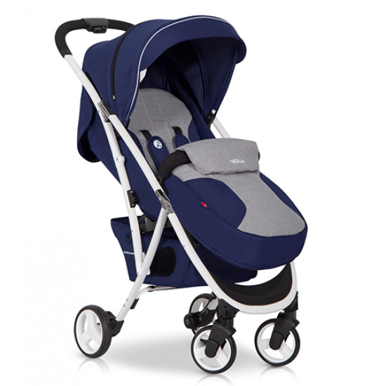 Коляска Euro-Cart Volt denim, синий