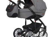 Коляска 2 в 1 Euro-Cart Delta anthracite, графит