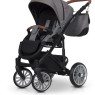 Коляска 2 в 1 Euro-Cart Delta anthracite, графит