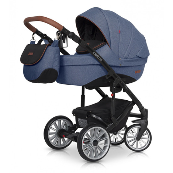 Коляска 2 в 1 Euro-Cart Delta denim, джинсовый
