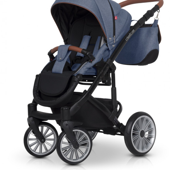 Коляска 2 в 1 Euro-Cart Delta denim, джинсовый