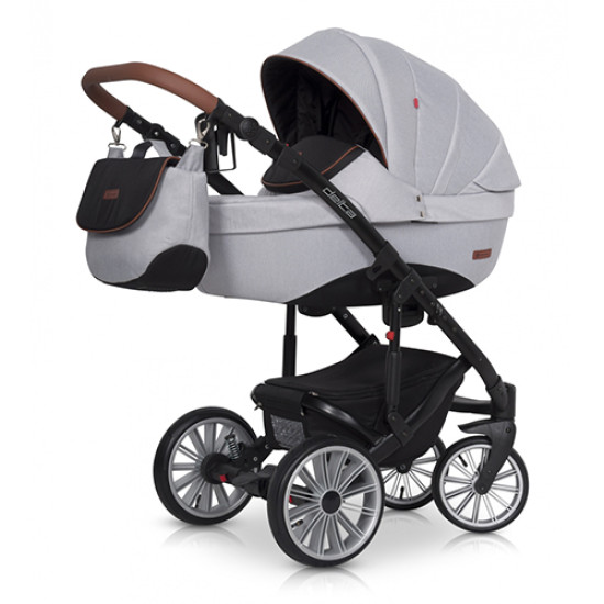 Коляска 2 в 1 Euro-Cart Delta grey fox, серый