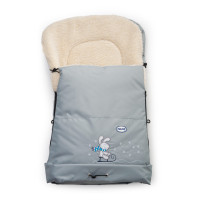 Конверт к санкам Twins Зайчик 9012-SR-10 grey, серый