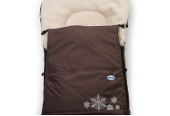 Конверт к санкам Twins Снежинка 9012-SS-07 brown, коричневый