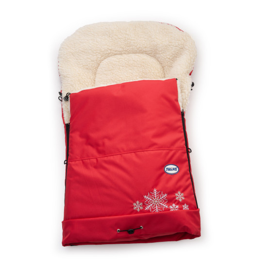Конверт к санкам Twins Снежинка 9012-SS-12 red, красный