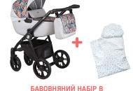 Коляска 2 в 1 Roan Esso Grey Folk, серый